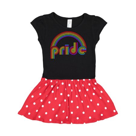 

Inktastic Pride- Rainbow Retro Look Gift Toddler Girl Dress
