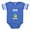 Royal Blue, variant on CafePress - Support Ukraine I Stand Wit - Cute Infant Baby Football Bodysuit
