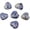Color#07, variant on Holloyiver 6 Pcs Heart Stone, Bulk Heart Rock Worry Stone Valentine's Day Healing Gemstone Crystal Love Carved Small Palm Thumb Stone 20mm for Women Energy Balancing Meditation Gift