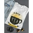 thumbnail image 3 of A Hug In A Cup Of Tea T-Shirt Women -Image by Shutterstock, Female Medium, 3 of 4