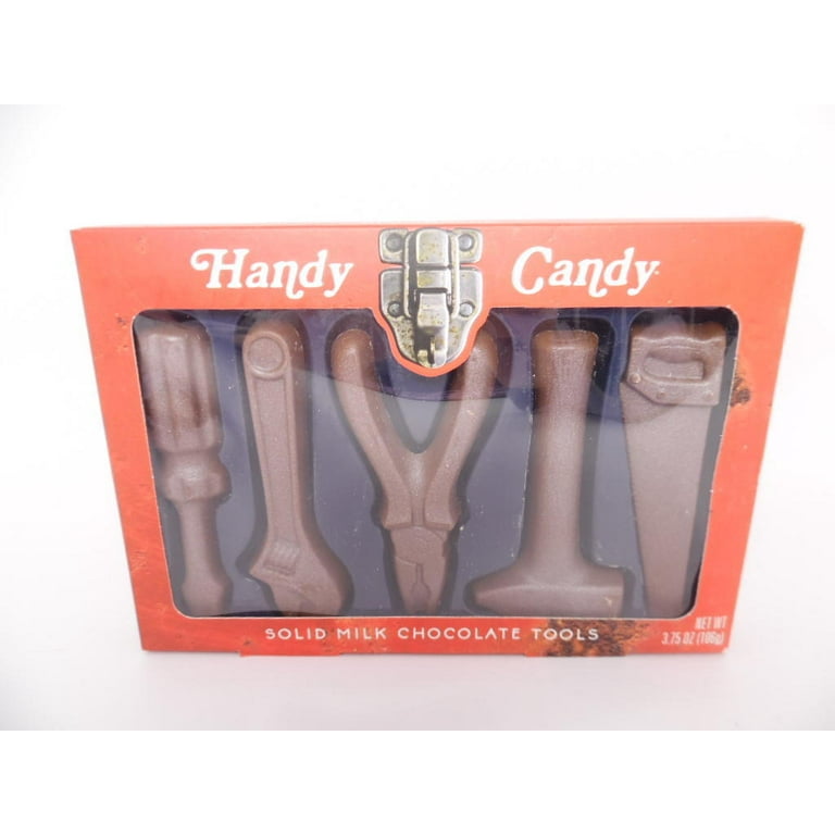 Maud Borup Valentine's Handy Candy Silver Dusted Solid Chocolate Tools -  3.75oz