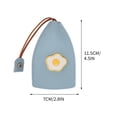 thumbnail image 3 of Matoen Leather Car Key Case Cover Key Case Protection Bag Access Control Card Case Water Drop Car Door Theft Door Head, 3 of 4