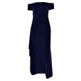 thumbnail image 5 of Women's Backless Strapless Maxi Dress With High Slit Sexy Evening Gown Semi Formal Dresses plus Ballroom Dress Guest of Wedding Dress Saved Wedding Dress with plus Size Wedding Dresses for Bride, 5 of 5
