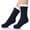 Navy, variant on Fuklindy Women Slipper Fuzzy Socks Winter Super Sift Warm Cozy Soft Thick Fleece Lined Non Slip Home Socks