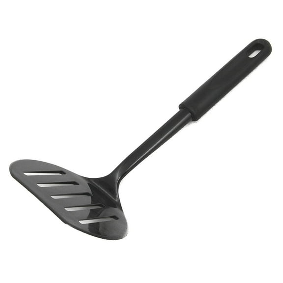 Chef Craft Heat-Resistant Black Nylon Slotted Jumbo Turner Spatula 3 Pack