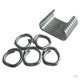 thumbnail image 1 of 3 juegos de anillos de cerdo galvanizados, para asientos, tapicería, , jaula de 1,8 diámetro, 1 of 9