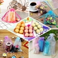thumbnail image 5 of Efavormart 50PCS CHOCOLATE Organza Gift Bag Drawstring Pouch Wedding Favors Bridal Shower Treat Jewelry Bags - 6"x9", 5 of 5