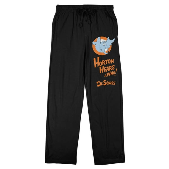 Horton Hears A Who Black Sleep Pajama Pants - XL