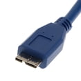 thumbnail image 2 of 3 piezas USB 3.0 de Un Hasta Fecha Cable de Adaptador Micro B Azul CUTICAT Fecha cable USB, 2 of 4