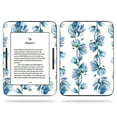 thumbnail image 1 of Skin Decal Compatible With Barnes & Noble NOOK GlowLight 3 (2017) Sticker Design Blue Vines, 1 of 5