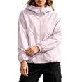 thumbnail image 2 of DYTTDG Women's Lightweight Windproof Hooded Jacket, Full Zip Loose Fit Casual Windbreaker for Hiking, Outdoor and Daily Wear, 2 of 8