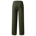 thumbnail image 5 of CPNG Boys Daily Fashion Cargo Pants Elastic High Waist Straight Leg Multi-Pocket Cargo Sweatpants Casual Jogger(Blackish Green,12-13 Years), 5 of 6