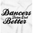 thumbnail image 2 of Dancers Turn Out Better Dance School Women's Plus Size Graphic Tee Brisco Brands 3X, 2 of 5