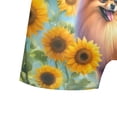 thumbnail image 5 of Pomeranian Hello Summer Sunshine Sunflowers Spring Retro Vintage All Over Print Boxer Briefs Underwear for Men Dad Pom Dog Lover Gifts - 00008, 5 of 6