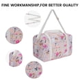 thumbnail image 5 of Floral Small Travel Duffel Bags for Spirit Airlines Lightweight Personal Item Bag Flower Print Underseat Carry on Weekender for Women, 5 of 9