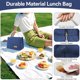 thumbnail image 4 of Bolsa térmica reutilizable para el almuerzo - Bolsa de poliéster a prueba de fugas, mantiene la comida caliente/fría para ir al trabajo, interior espacioso, 4 of 4