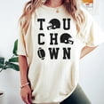 thumbnail image 4 of Touchdown Football Season Shirt for Women and Teens Fall Football Gear Graphics Game Day Ivory Shirt Adult X-Large, 4 of 4