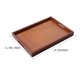 thumbnail image 5 of Bandeja de té de madera rectangular para el hogar, bandeja para servir té de madera para oficina, hotel y bar., 5 of 7