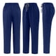 thumbnail image 5 of Ceisia Men's Solid Color V-Neck Nurse Uniform Set, Short Sleeve Scrub Top with Elastic Waist Pants for Healthcare Professionals Dark Blue XXL Gifts, 5 of 7