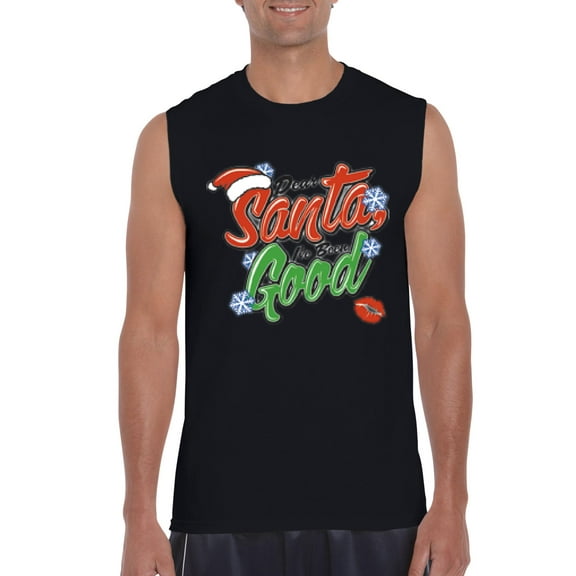Artix - Men's Graphic T-Shirt Sleeveless - Christmas Dear Santa