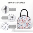 thumbnail image 4 of Haiem Sea Horse And Corals Printed Lunch Bag Women, Lunch Box Lunch Bag for Women, Small Leakproof Cute Lunch Tote Large Capacity Reusable Insulated Cooler Lunch Container, 4 of 6
