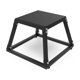 thumbnail image 1 of Steel Plyometric Jumping Caja Anti Slip Surface Metálico E x ercise Step Up Caja para cm de Alturaogar Gym Training (18 Inch Black), 1 of 7