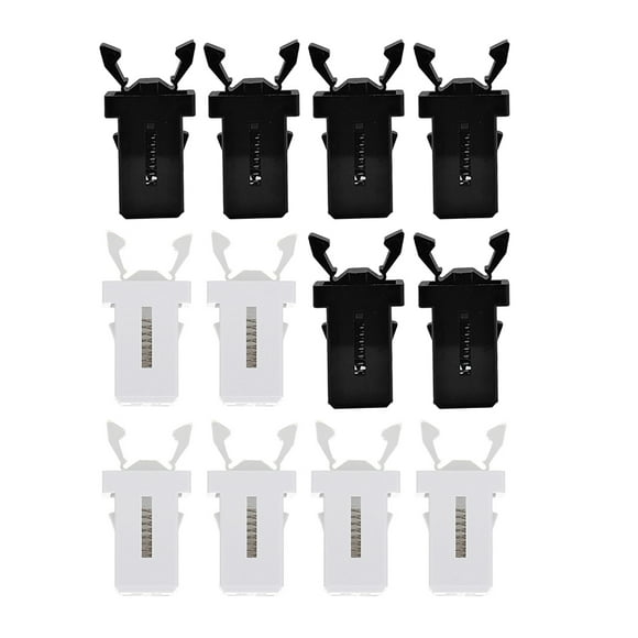 40pcs basura de basura puede interrumpir hebillas Bandestensos Presione Interruptores de tipo pulsador Cerradura de interruptor