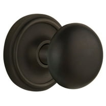 Nostalgic Warehouse Clanyk_Prv_238_Nk New York Solid Brass Privacy Door Knob Set - Bronze