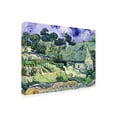 thumbnail image 3 of Trademark Fine Art Vincent van Gogh Cottages at Auvers-sur-Oise Canvas Wall Art - 35x47, 3 of 5