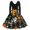 CC-Light Blue183, variant on XIAOCHA Cartoon Ghost Pumpkin Print Swing Dress For Women Long Sleeve Cute Halloween Outfit