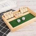 thumbnail image 3 of Yousi Wooden Dice Game Shut the Door Shut the Box Game Fun Table Math Game for Adults & Kids Close the Box Game 9 Dice Game with 2+ Player Games Board Games Ideal for Game Nigh, 3 of 8