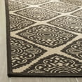 thumbnail image 3 of SAFAVIEH Linden Franco Geometric Indoor/Outdoor Area Rug, Creme/Brown, 6'7" x 6'7" Square, 3 of 8