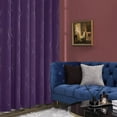 thumbnail image 4 of ZMLEVE Curtains for Living Room, 108 Inches Long, Pack of 2 - Thermal Insulated Curtains, Window Panels with Wave Line and Dots Pattern (52 x 108 Inch, Purple Grape, Set of 2), 4 of 7