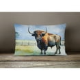 thumbnail image 2 of American Bison Throw Pillow 12 in x 16 in, 2 of 4