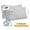 Gray, variant on Giant Cool Oversize Extra Large Pillowcases with Cooling Tech Fabric. Extra Wide Cut 25" Inches Fits The Biggest Pillows. 300 TC Cooling Lyocell Soft Fabric. 2-Pack King White
