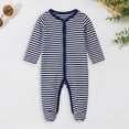 thumbnail image 2 of JUMEYU Newborn Romper Baby Girl Girl Knit Long Sleeve Romper Round Neckline Cozy Fall Spring Snap Button Romper 0 3 6 9 12 18 Months (Black,0-3 Months), 2 of 5