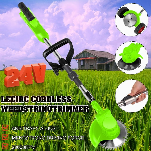 Économies Décor Iumwxz Coupe-Herbe Pliable en Corde Eater Weed avec Roue, Sans Piles au Lithium 24V Saint-Valentin