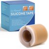Aroamas Scar Silicone Scar Sheets Silicone Scar Tape 1.6x60" for Softening and Flattening Scars, C-Section, Keloid Surgery, Painless Removal, Reusable, Washable, 6-8 Month Supply