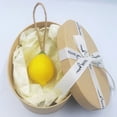 thumbnail image 1 of Jabón en forma de limón - Jabón natural en barra con cuerda para colgar, refrescante para manos y cuerpo, empaquetado en caja de regalo., 1 of 1