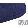 thumbnail image 2 of Manta de cama 100% algodón, manta de cama transpirable tamaño King, mantas térmicas de algodón tamaño King perfecta para colocar en capas cualquier cama para todas las estaciones, azul marino, 2 of 3