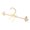 Beige Clips Hanger, variant on GUOOL Beaded Clothing Hanger Closet Coat Storage Organizer Pearl Bowknot Clothes Pants White Hangers