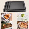 thumbnail image 2 of PENGXIANG Carbon Steel Rectangle Plate Tray Non Stick Pizza Pan Cake Mold Baking Bakeware, 2 of 3