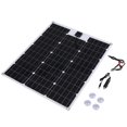 thumbnail image 2 of 2 PACK 60W DC 5V/18V Flexible Solar Panel with 2 USB Interface & Car 10/20/30/40/50A Solar Controller Off-grid Batterys- PWM Intelligent Regulator for Home RV Car Boat, 2 of 7