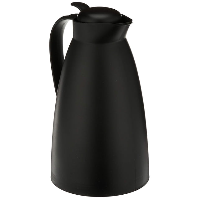 Jarra térmica Alfi AG2800BK2 de vidrio al vacío, 1 L, negra