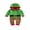 Green, variant on Infant Baby Girl Boy Christmas Outfit 3 6 9 12 18 Months Stripe Hooded Romper Long Sleeve Zipper Jumpsuits Bodysuits