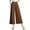 Brown, variant on Women's High Waist Wide Leg Pants, Soft Elastic Waist Pull On Trousers, Flowy Drape Style Pants, Lightweight Breathable Pants, Comfortable Loose Fit Bottoms, Elegant Casual Trousers Beige