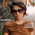 thumbnail image 2 of Gafas de sol Joopin Oversized Polarized para mujer blanco+marrón, 2 of 6