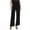 Black, variant on Pants for Women 4x Yoga Pant Dress plus Women Pants Casual Long Wide Casual Stretch for Knit Dress with Pockets Work Trendy Woven Black One Size