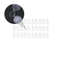 thumbnail image 4 of Shisuyan Photo Frame Key Ring Acrylic Transparent 30Pcs 1.6x1.6x0.1in, 4 of 9