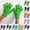 A213 Dark Purple, variant on Yuncity Unisex Winter Knitted Gloves Warm Five Fingered Stretchy Adult Mittens Comfort Fit For Outdoor Cold Weather Daily,Army Green